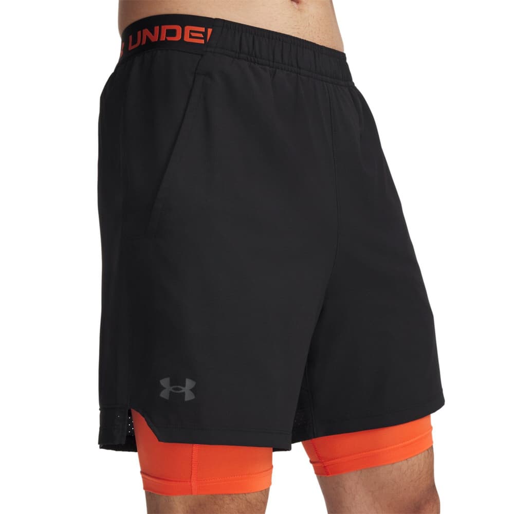 Vanish Woven 2in1 Shorts Black, view: 3