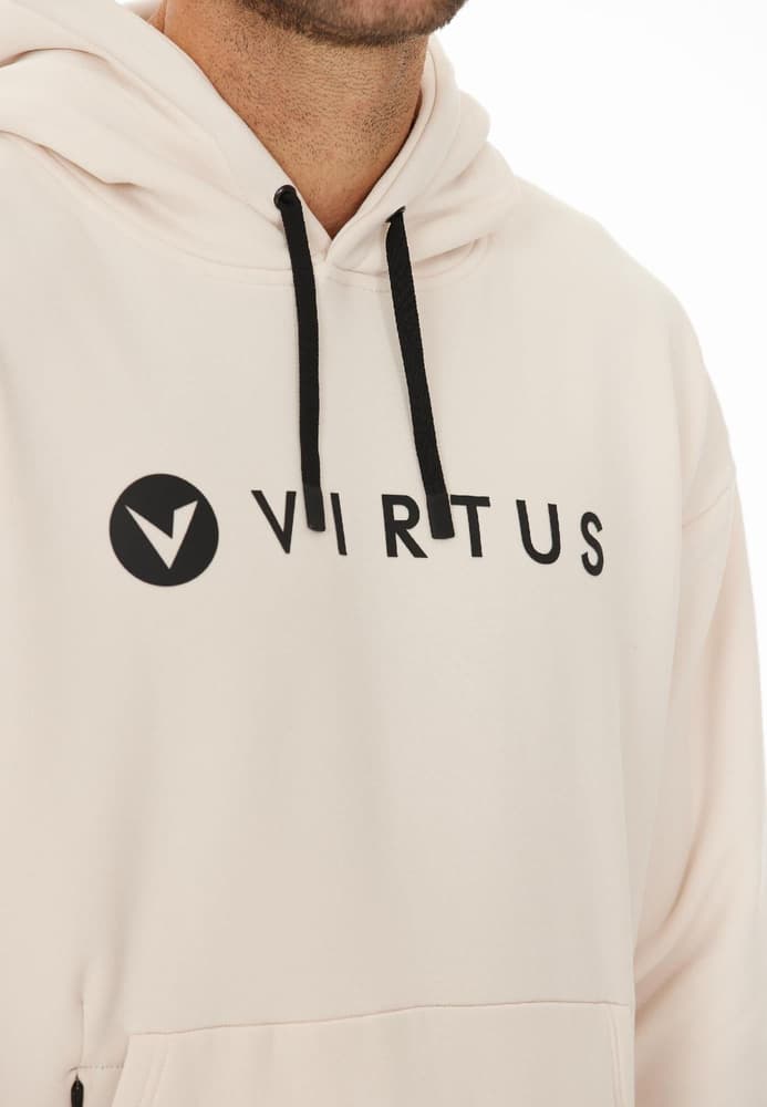 Duvall M Power Stretch Logo Hoody Moonbeam, view: 1