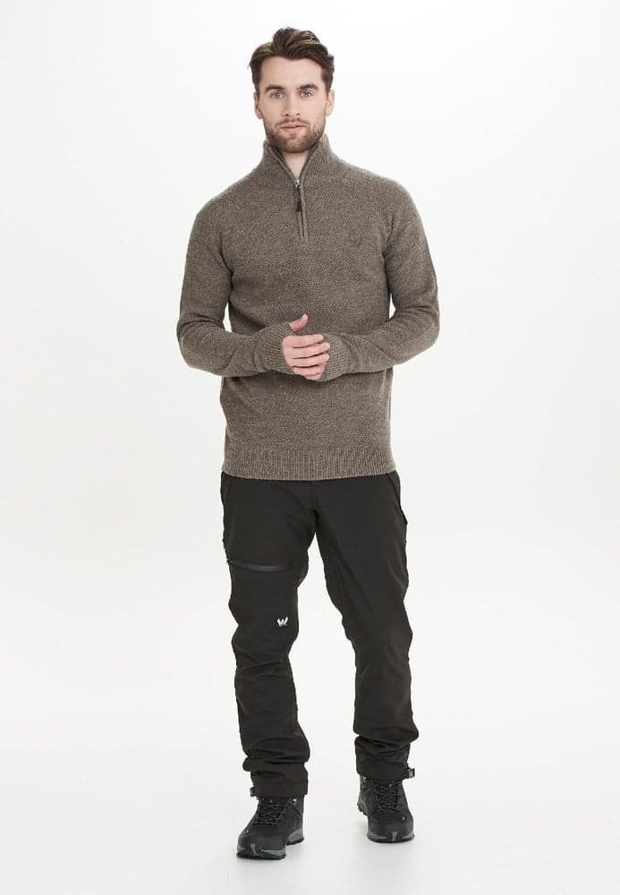Santus M half Zip Knit Dark Grey Melange, view: 4