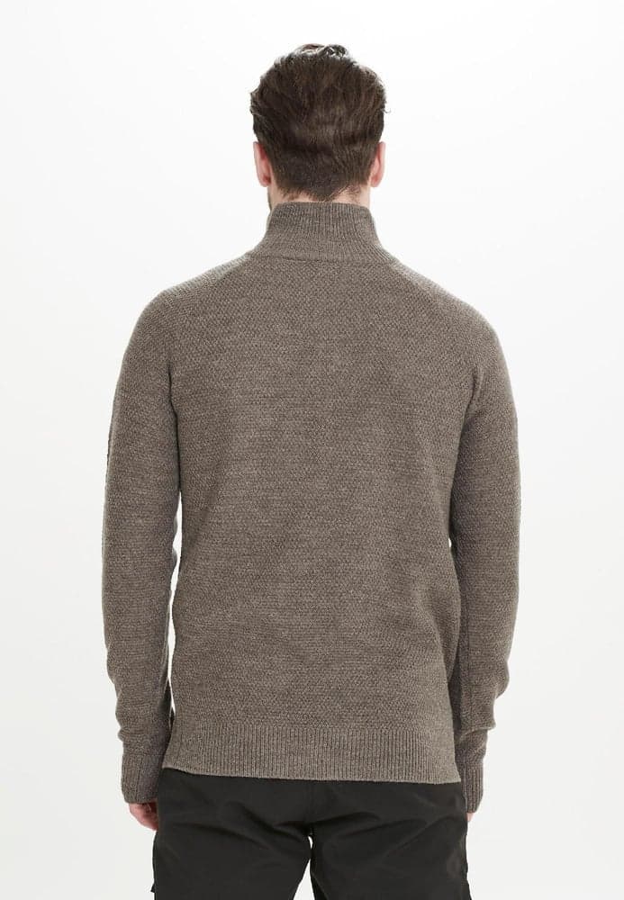Santus M half Zip Knit Dark Grey Melange, view: 1