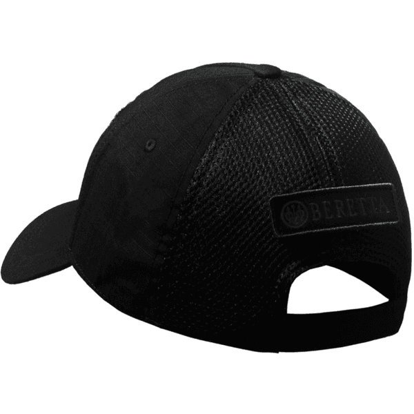 Unisex Velcro Patch Cap Black, view: 1