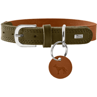 Collar Lemvig 45/S Leather Cognac/Olive Green - view: 0