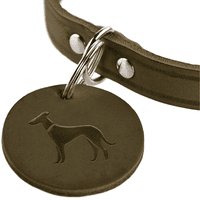 Collar Aalborg 42/S Leather Olive Green - view: 1