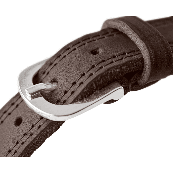 Collar Lemvig 60/M-L Leather Orange/Dark Brown, view: 2