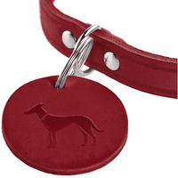 Collar Aalborg 37/XS-S Leather Red - view: 1