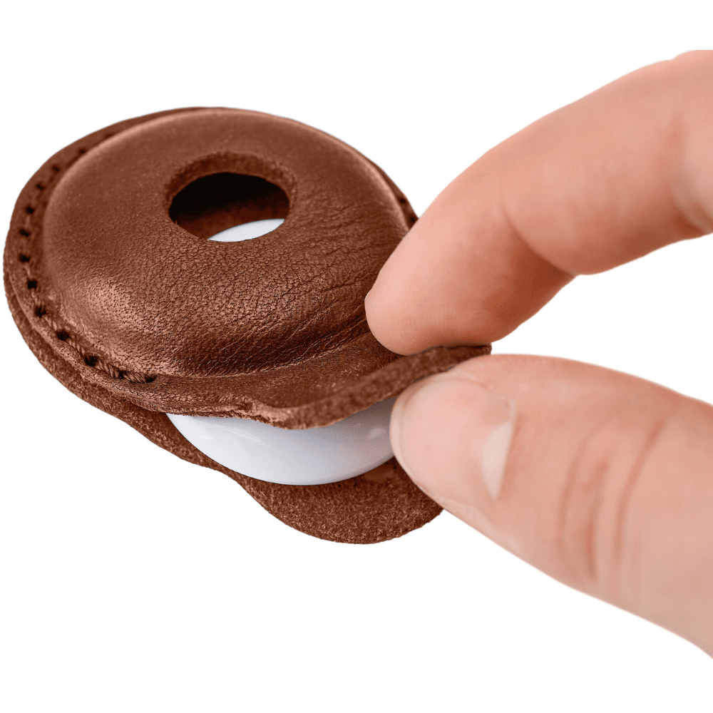 AirTag-holder Viborg Leather Cognac, view: 2