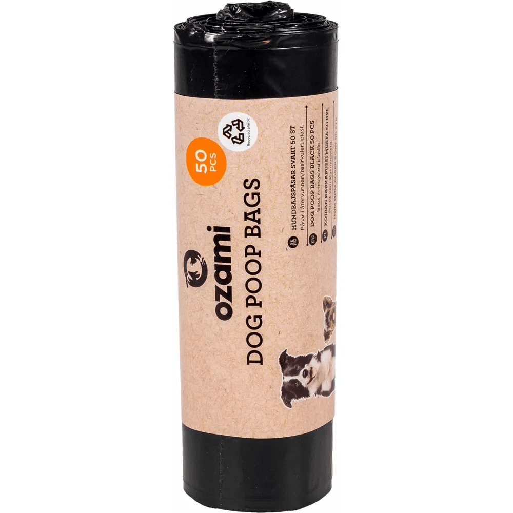 Dog Poop Bag Black 140x340 mm, view: 0