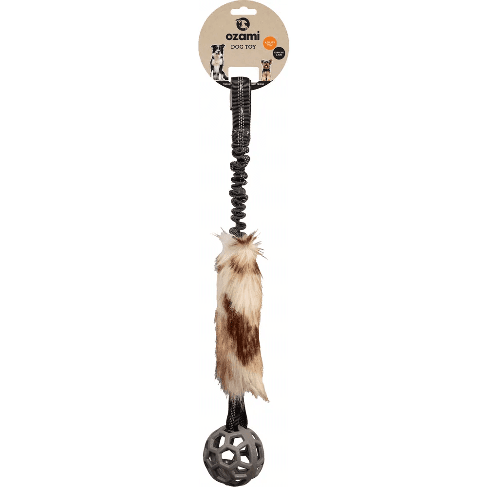 Play-n-Tug Faux Fur with Ball 65 cm, view: 0