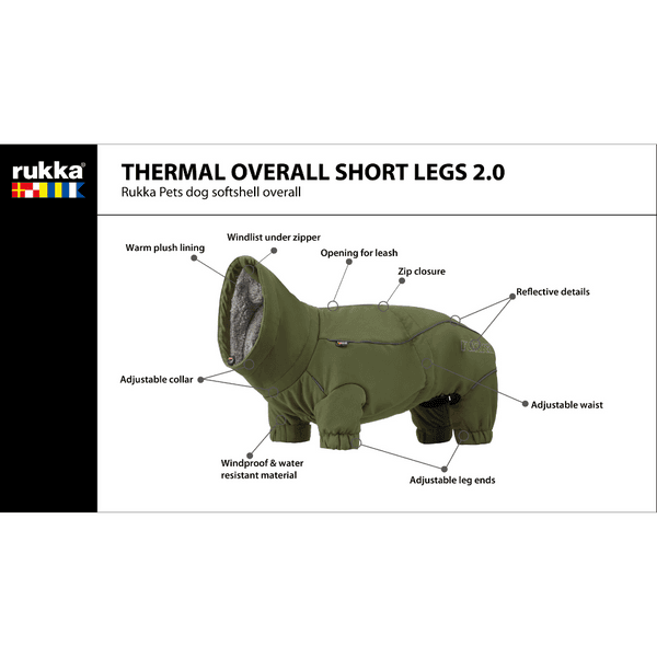 Thermal Overall Short Legs 2.0 40-45 cm Army Green, view: 5