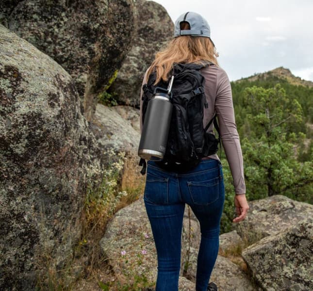 Rambler 1L Insulated Bottle White, view: 4