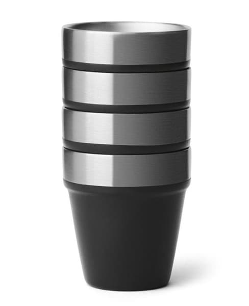 Rambler Shot Glasses with Carrying Case Black, view: 2