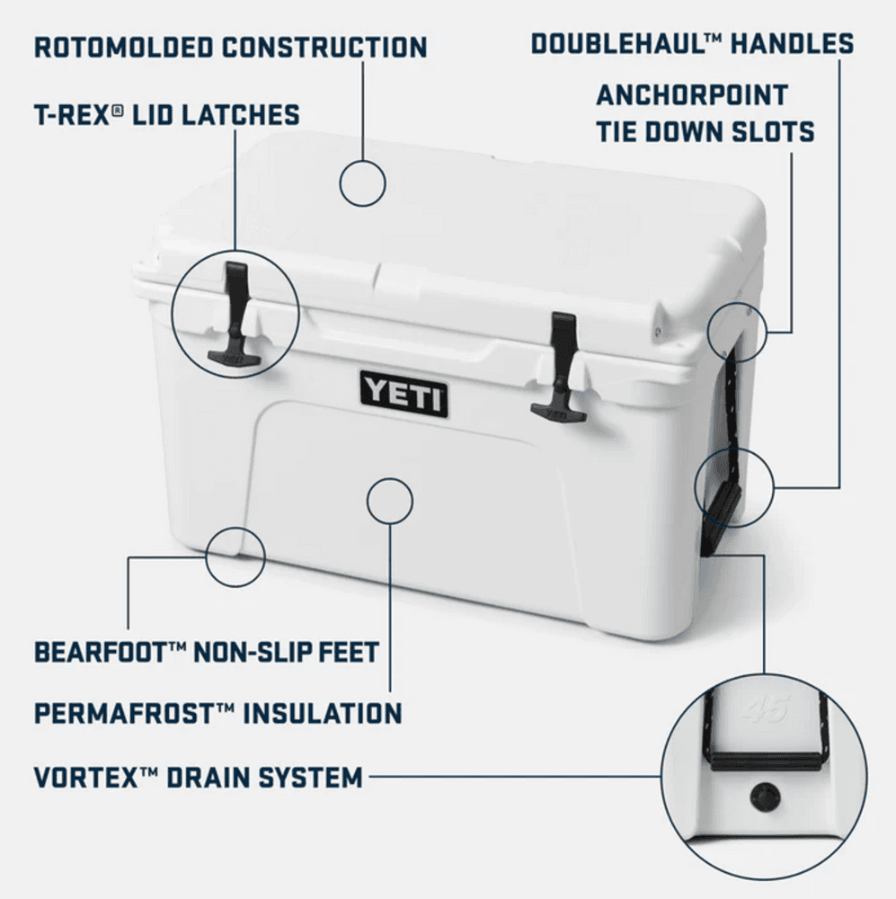 Tundra 45 Cool Box Tan, view: 3