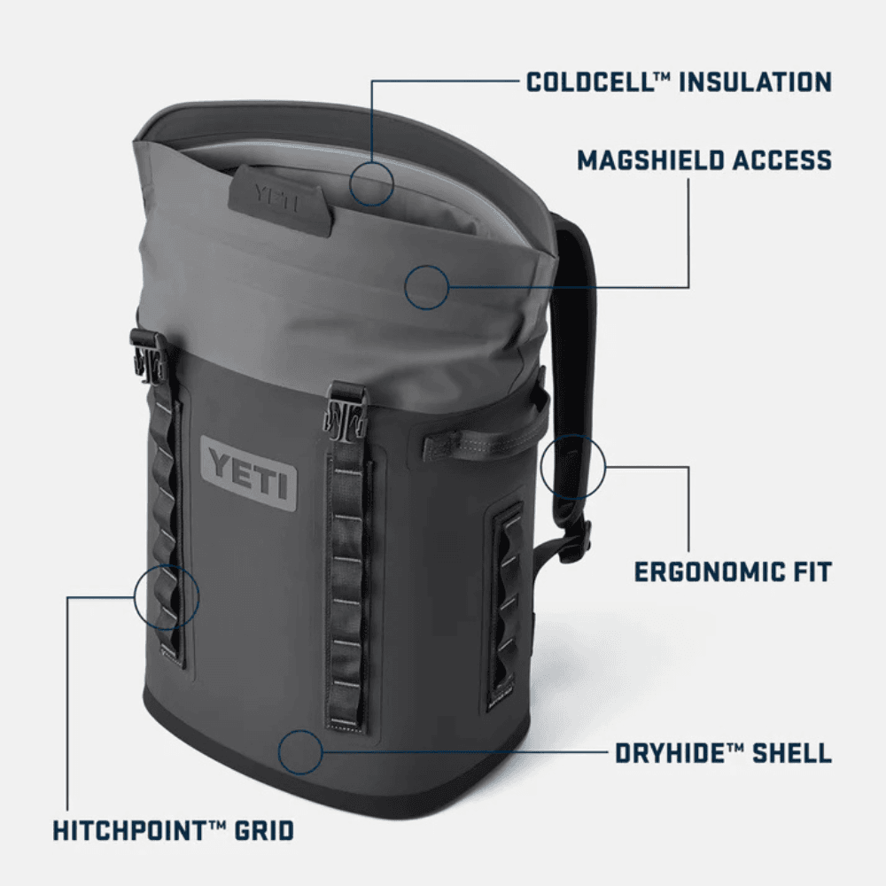Hopper Backpack M20 Soft Cooler Charcoal, view: 6