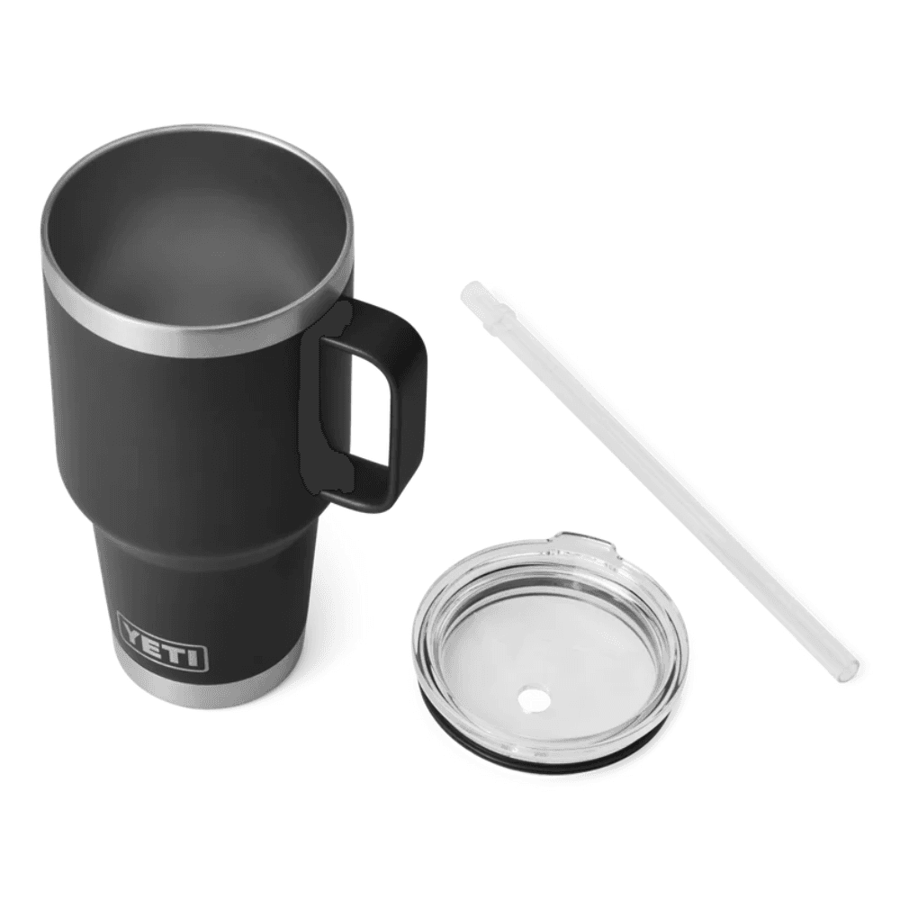 Rambler 35 oz (1035 ml) Straw Mug Black, view: 2
