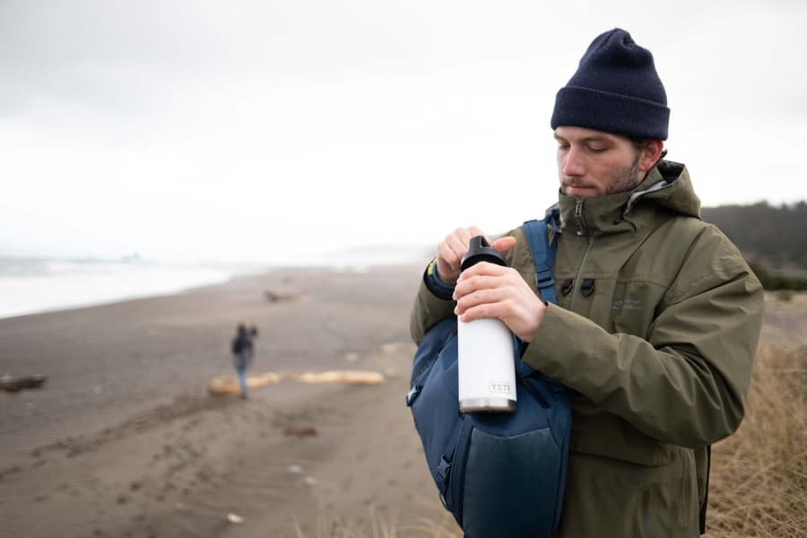 Rambler 769 ml Insulated Bottle White, view: 3