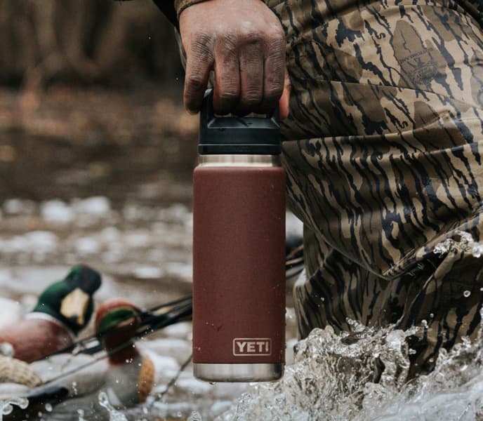 Rambler 769 ml Insulated Bottle White, view: 4