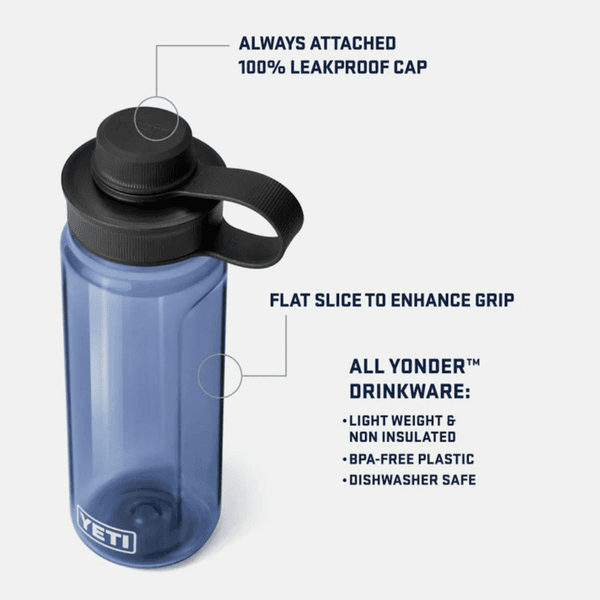 Yonder Tether 1L Water Bottle Navy, view: 4