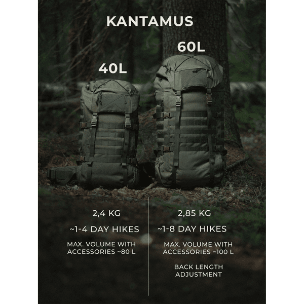 Kantamus 60L Green, view: 9