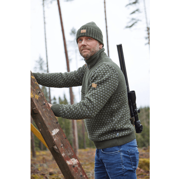 M's Sverre Half Zip Grey, view: 3