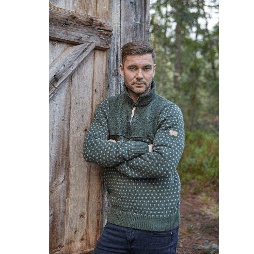 Sverre Half Zip Grey, view: 2