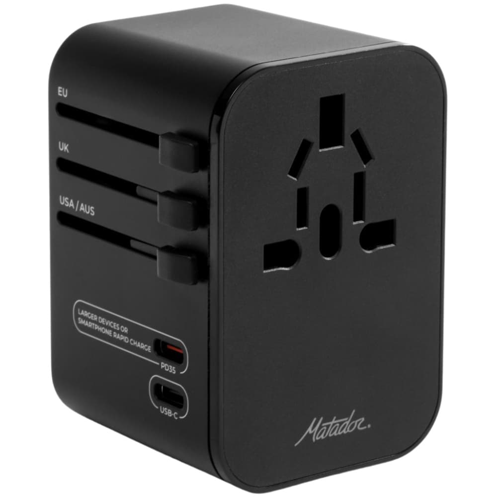 Global Travel Adapter Black, view: 0