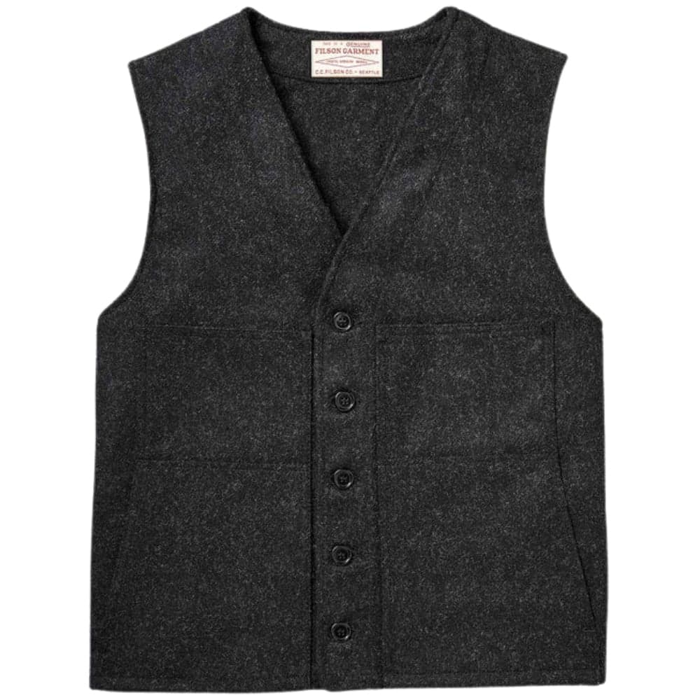 Mackinaw Wool Vest Charcoal, view: 0
