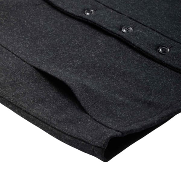 Mackinaw Wool Vest Charcoal, view: 3