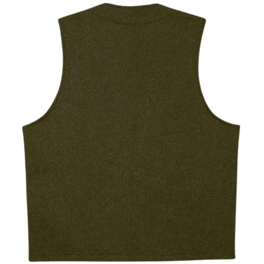 Mackinaw Wool Vest Forest Green, view: 1