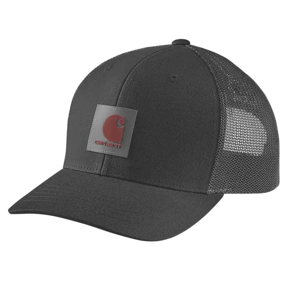 Carhartt Workwear Twill Mesh-Back Logo Patch Cap Black, view: 0