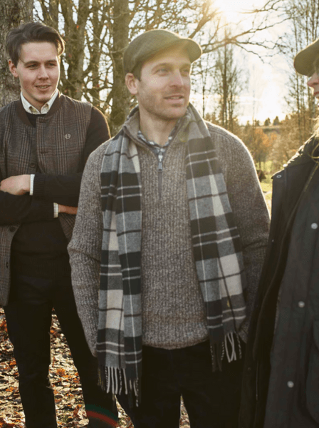 Groby Half Zip Ol Pullover Saddle Brown Neps, view: 2