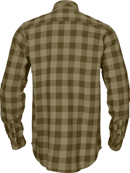 Scandinavian L/S Unisex Dark Olive Check, view: 2
