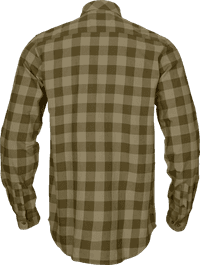 Scandinavian L/S Unisex Dark Olive Check - view: 2