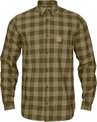 Scandinavian L/S Unisex Dark Olive Check - view: 0