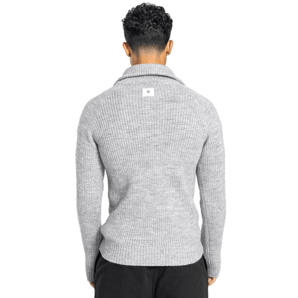 Rav 2.0 Halfzip Sweater Grey Melange, view: 4