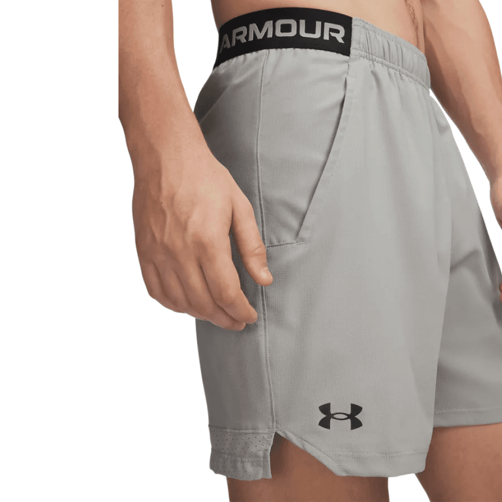 UA Vanish Woven 6In Shorts Titanium, view: 2