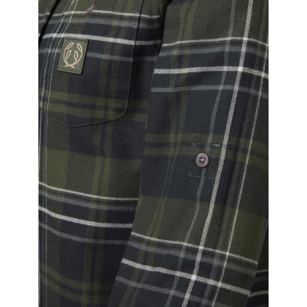 W's Heron Flannel Shirt October Green Checked, view: 2