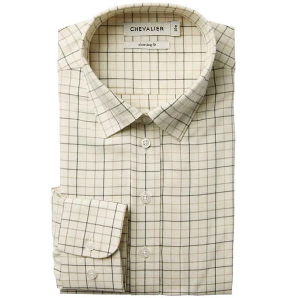 Chorley Shooting Fit Shirt Rifle Green Tattersall, view: 1