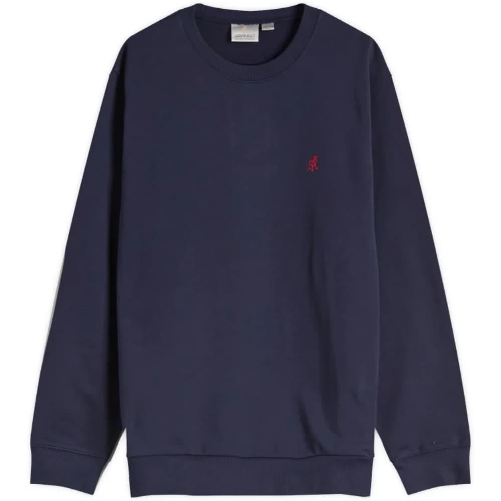 One Point Crew Sweatshirt Dark Navy, view: 0