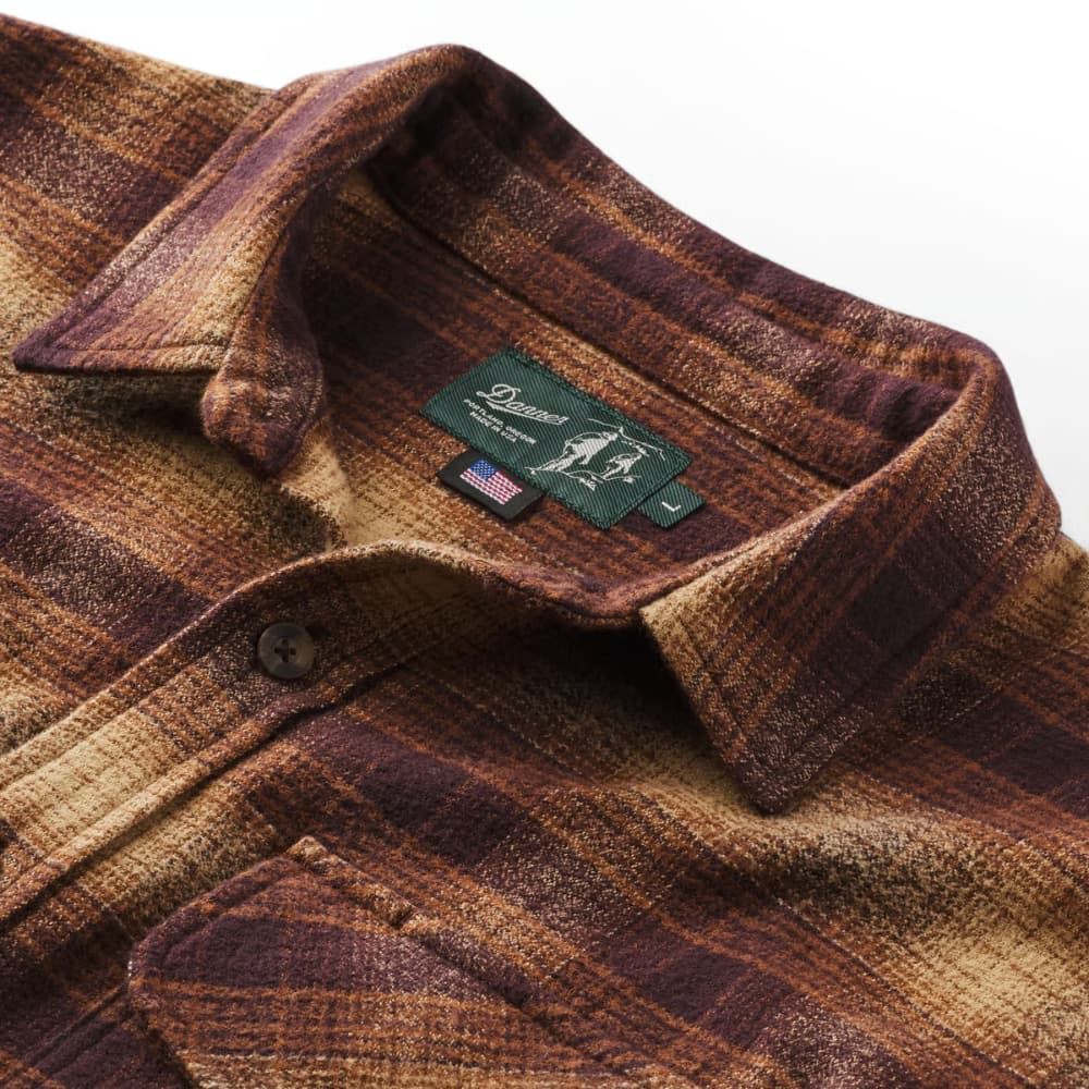 M's Cedar Mill Cotton Flannel Espresso Plaid, view: 2