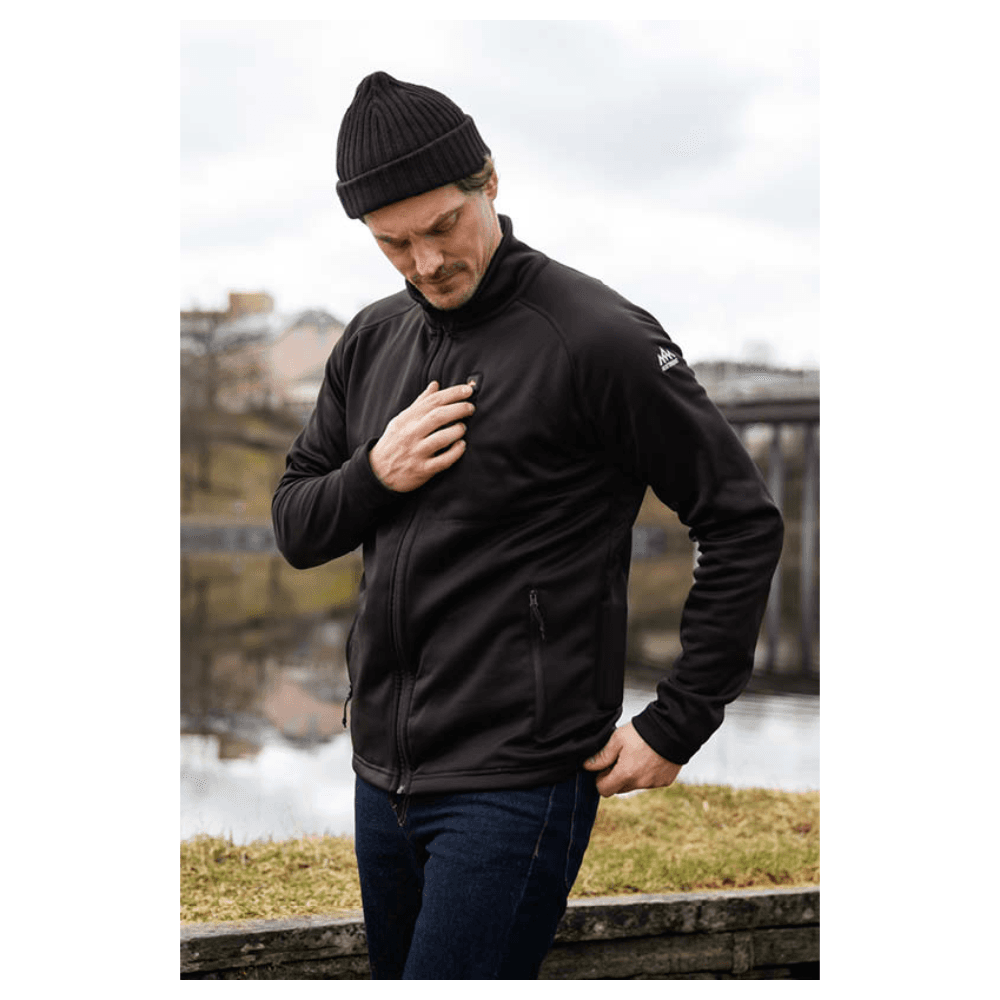 Heatx Heated Fleece Sweater Mens Black, view: 8