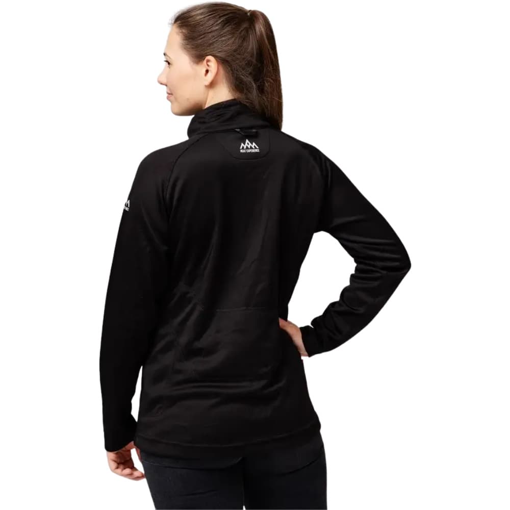 Heatx Heated Fleece Sweater Womens Black, view: 3