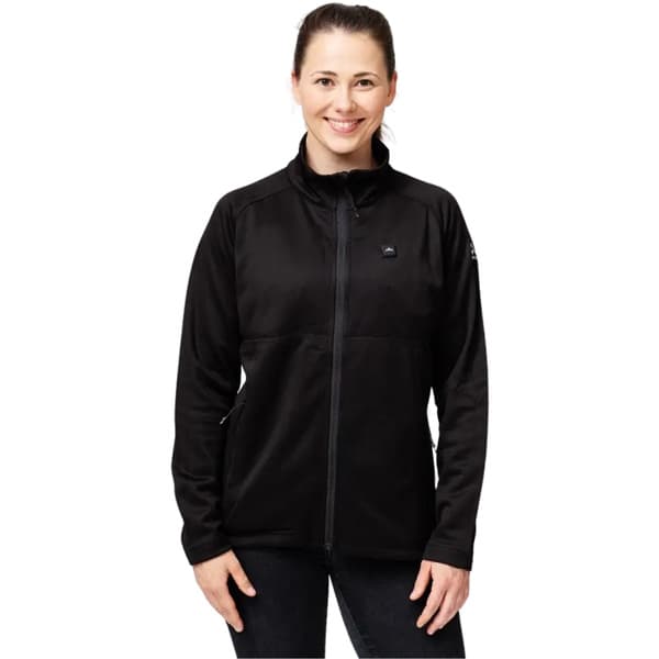 Heatx Heated Fleece Sweater Womens Black, view: 2