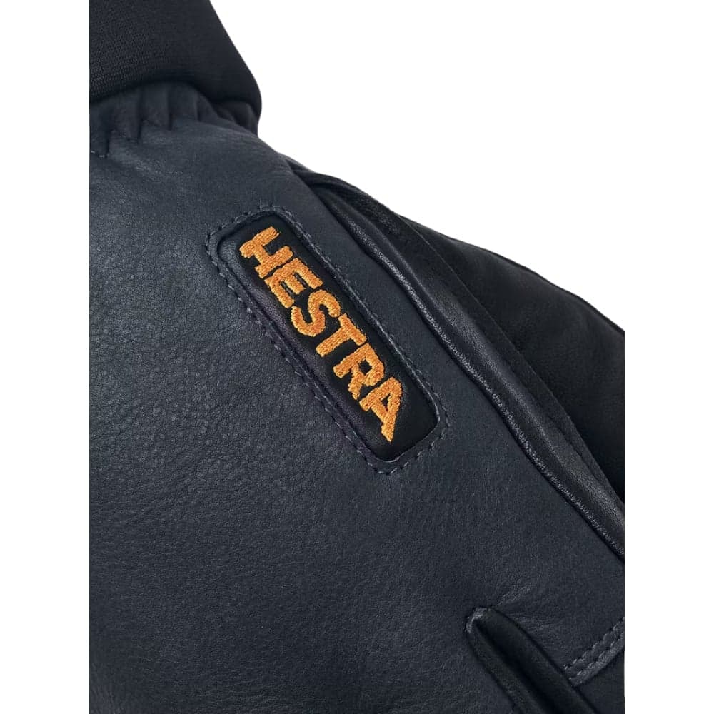 Army Leather Wool Terry 5 Finger Grey, view: 3