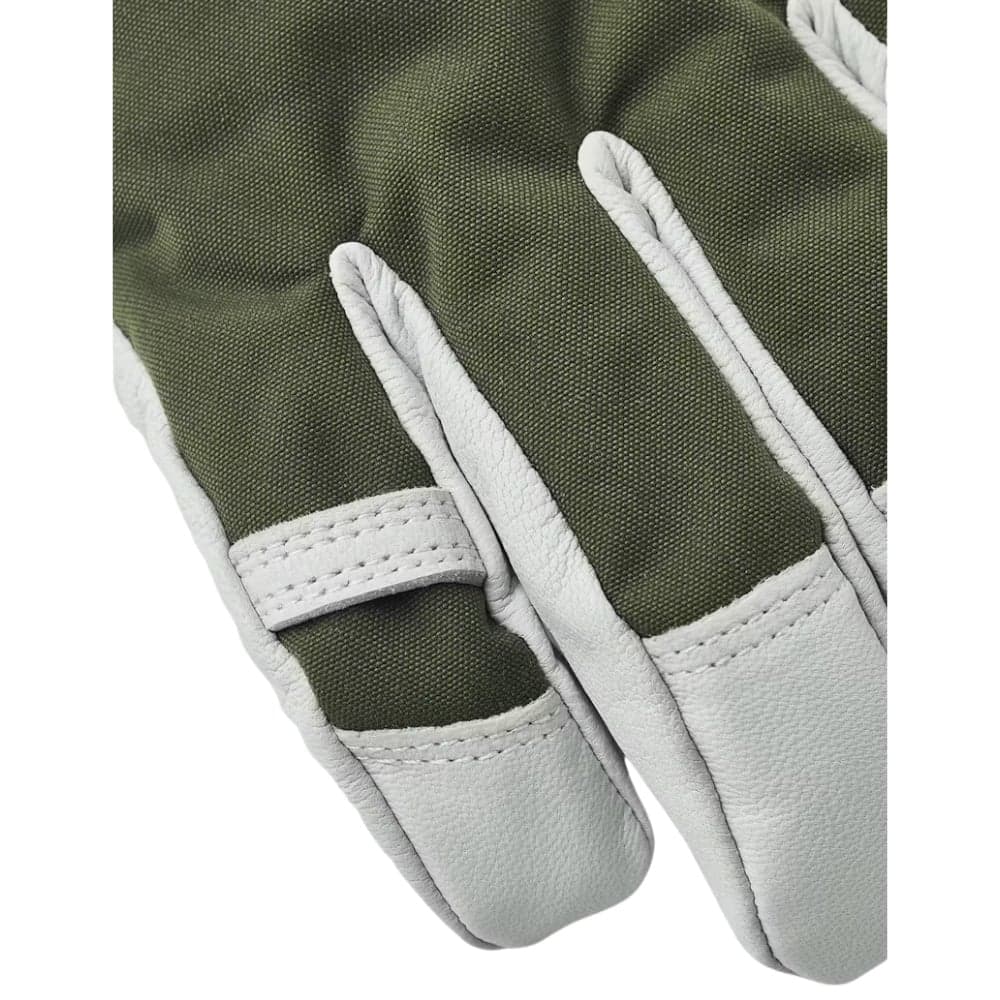Army Leather Heli Ski 5 Finger Olive, view: 2