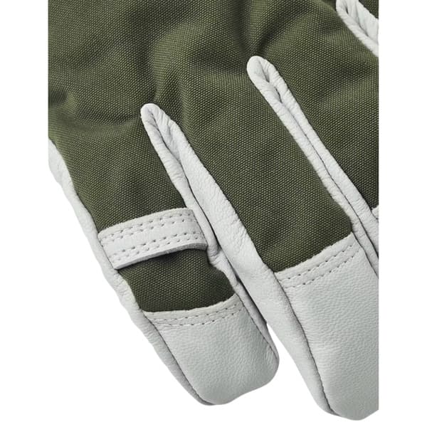 Army Leather Heli Ski 5 Finger Olive, view: 2