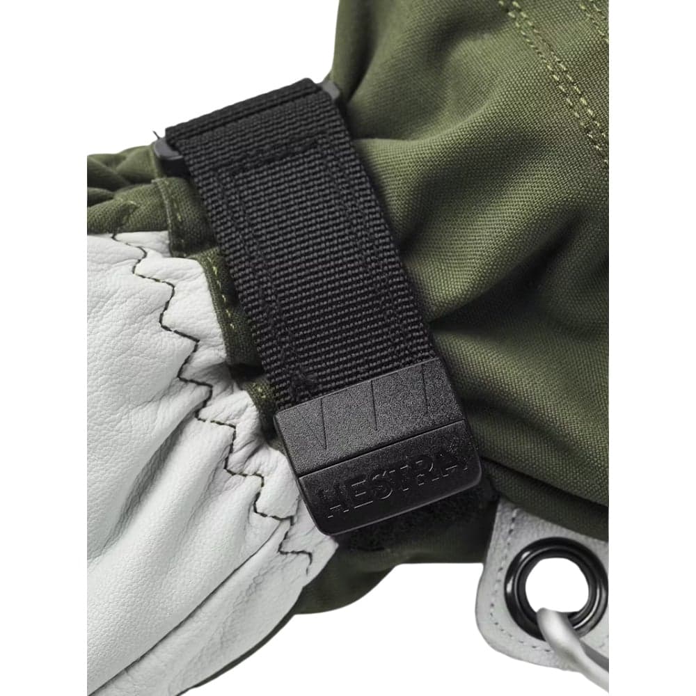 Army Leather Heli Ski 5 Finger Olive, view: 4