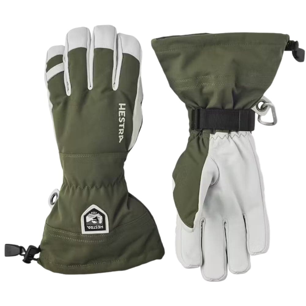 Army Leather Heli Ski 5 Finger Olive, view: 0