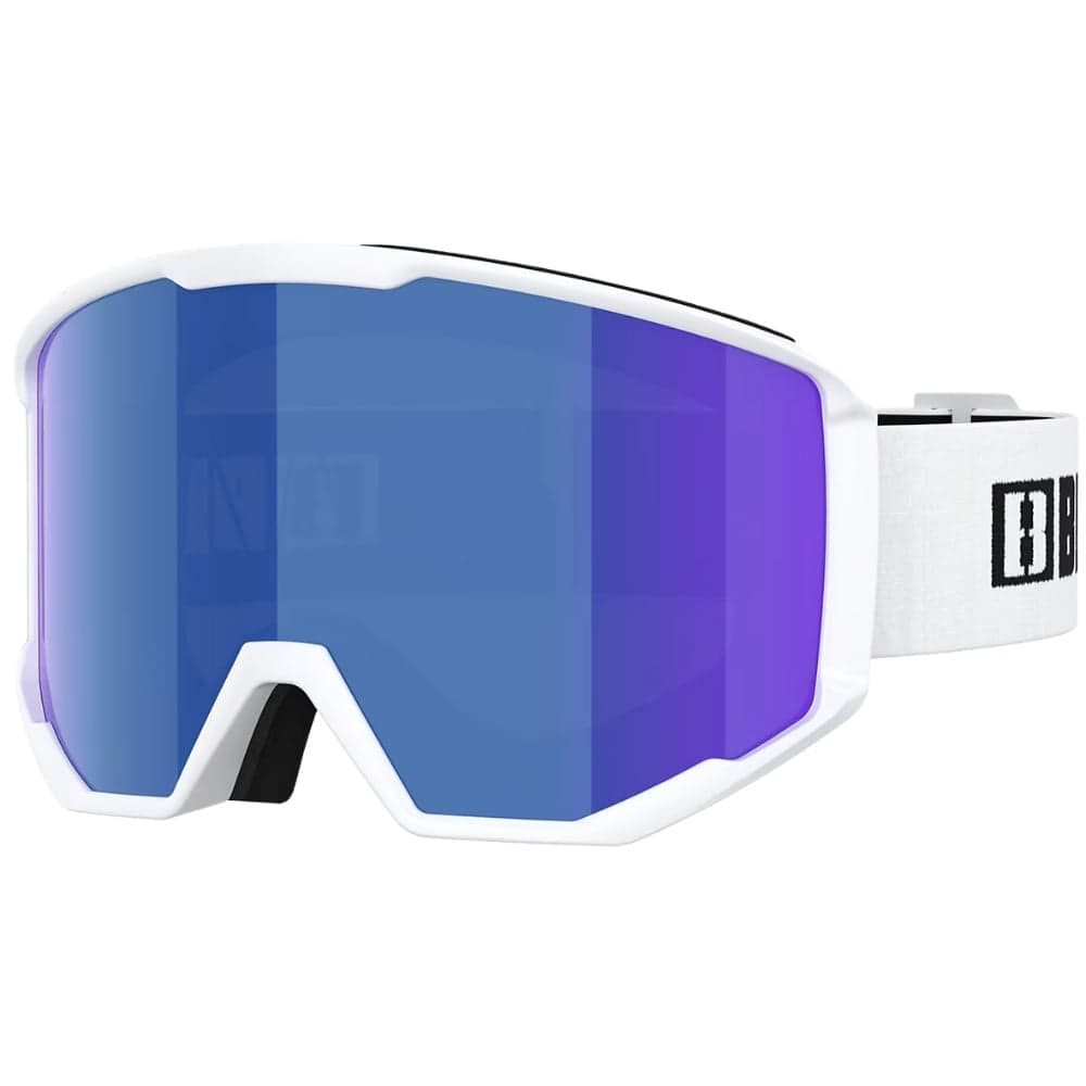 Matte White / Smoke & Blue