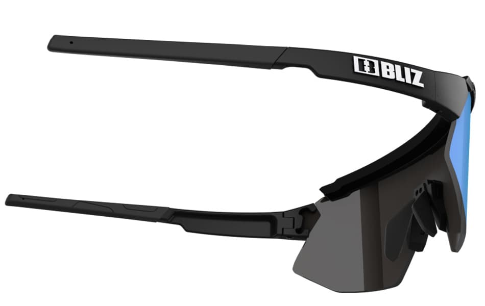 Breeze Small Matt Black Brown med Blue Multi + Ekstra linse Orange, view: 2