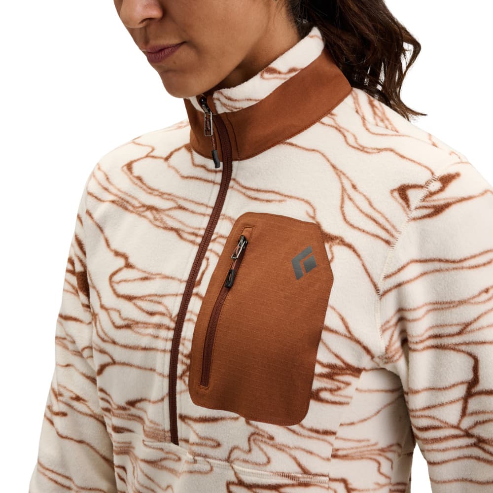 W's Rift HZ Fleece Jacket Relief/Chalk/Clay, view: 3
